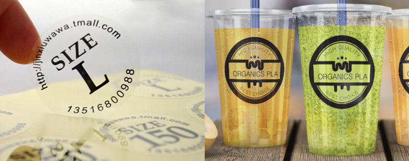 in tem decal trong suốt