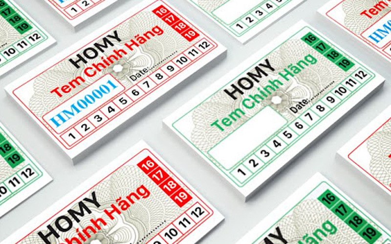 đặt in tem bảo hành