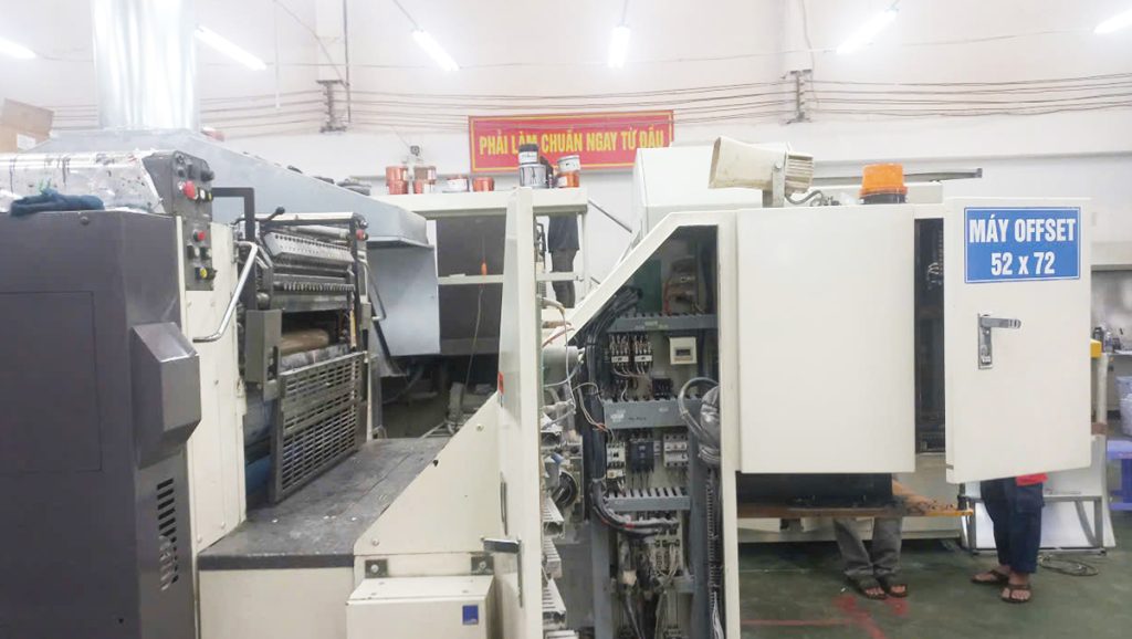 in hộp giấy bao bì